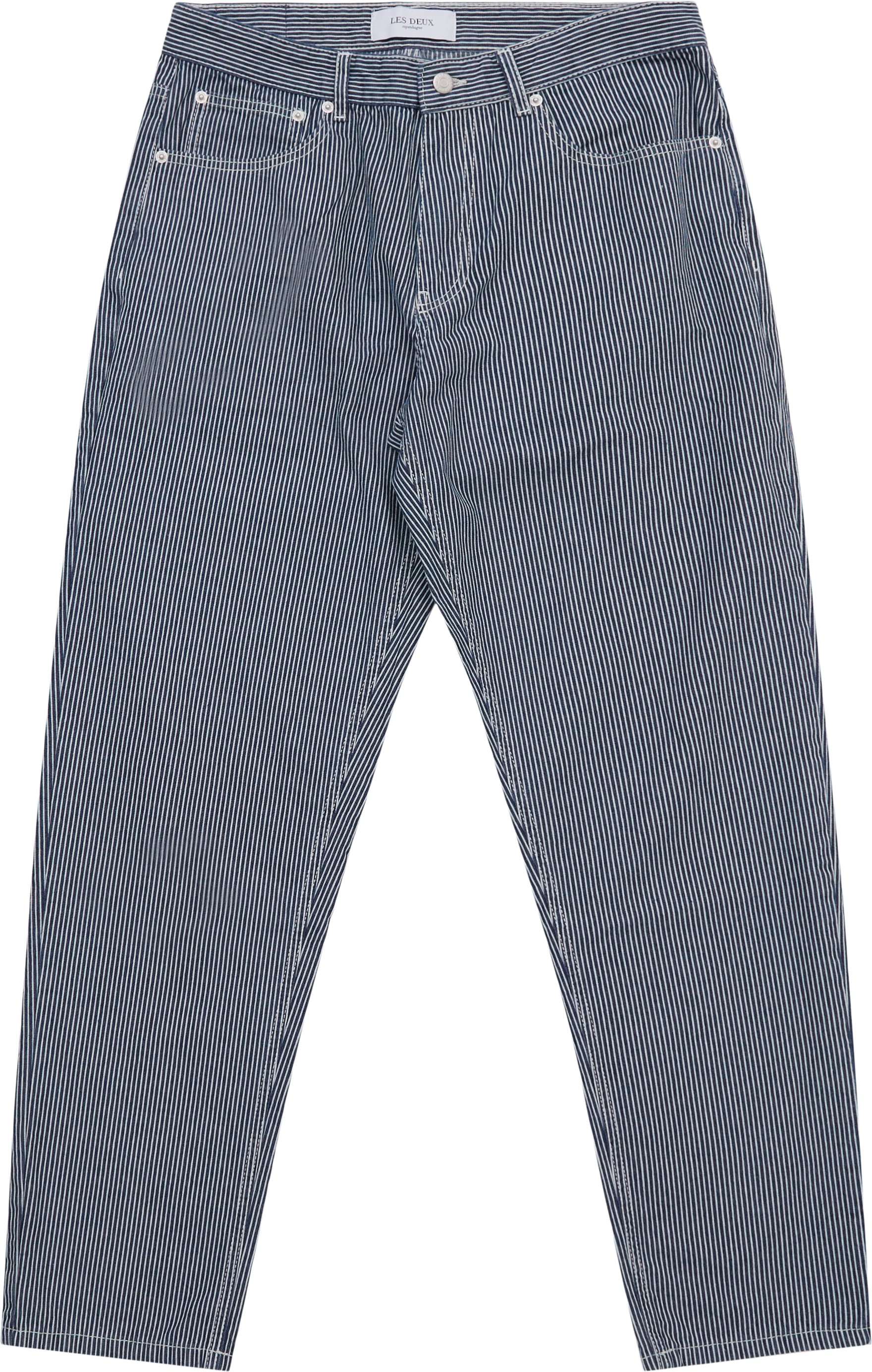Les Deux Jeans RYDER STRIPE PANTS LDM550013 Blå